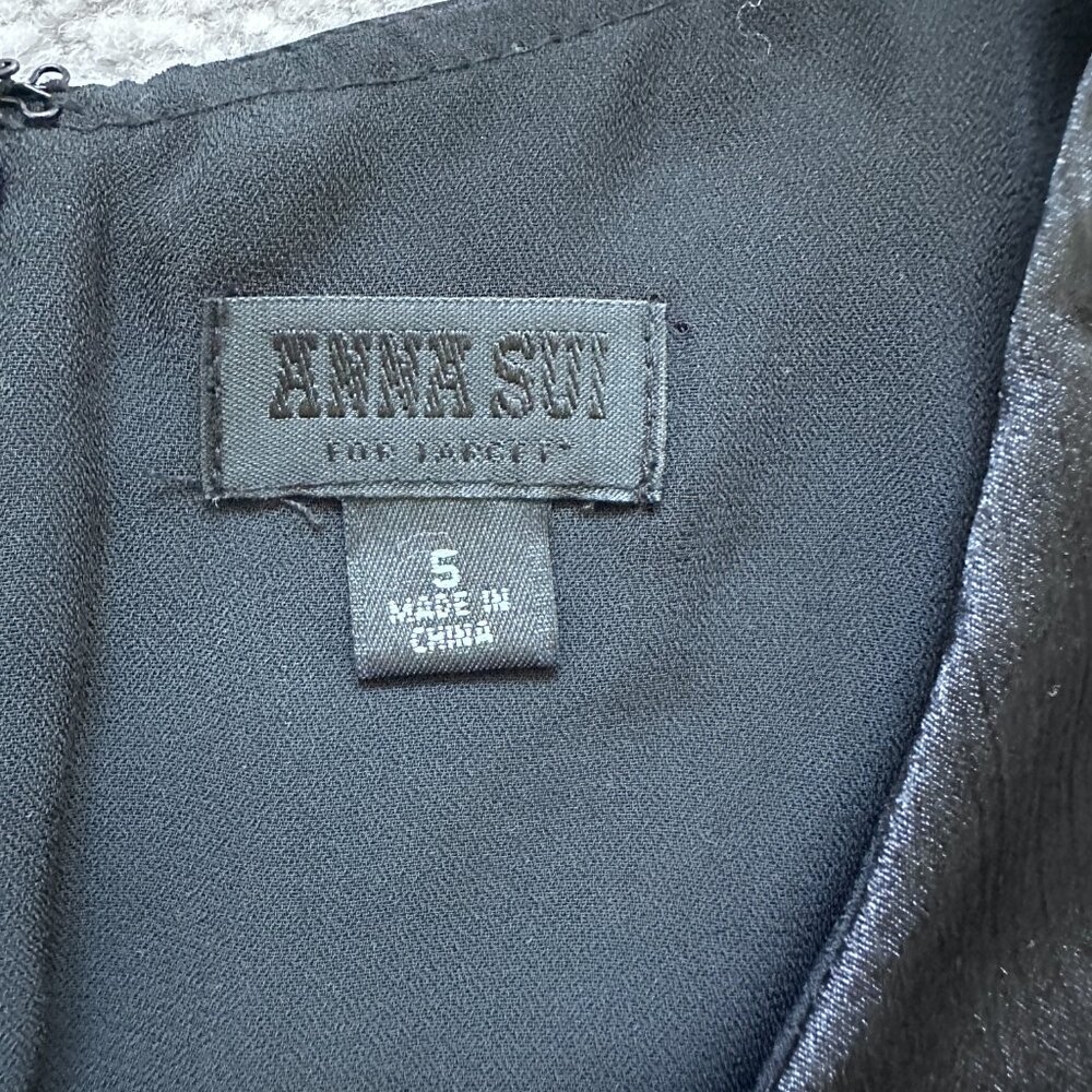 Anna Sui by Target Black Holiday Dress - Picture 4 of 4